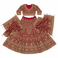 Women's Luxury Bridal Lehenga – Zardozi & Dabka Collection